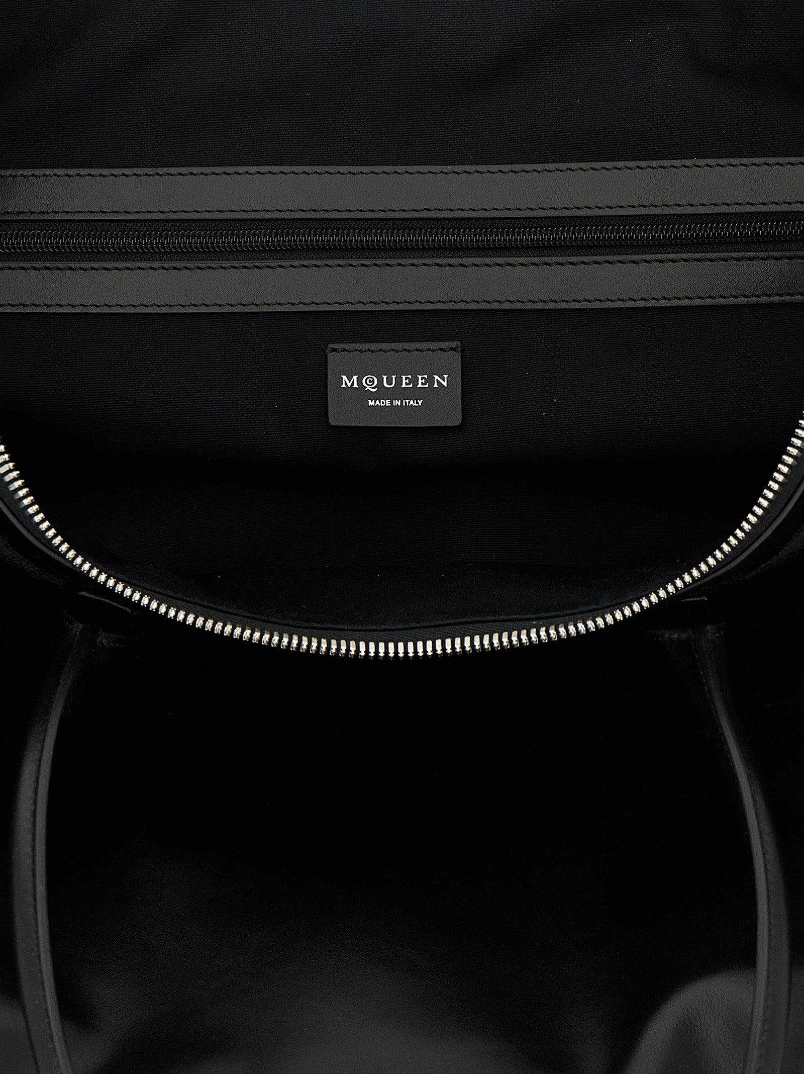 Black Calfskin Shoulder Bag