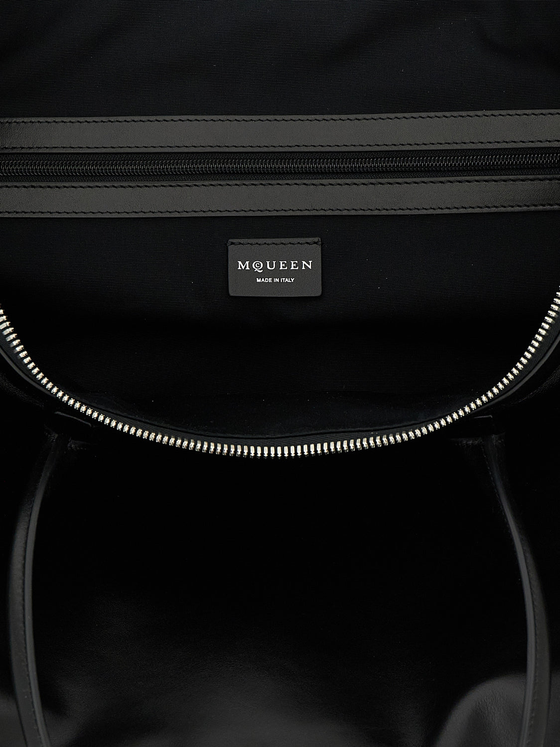 Black Calfskin Shoulder Bag