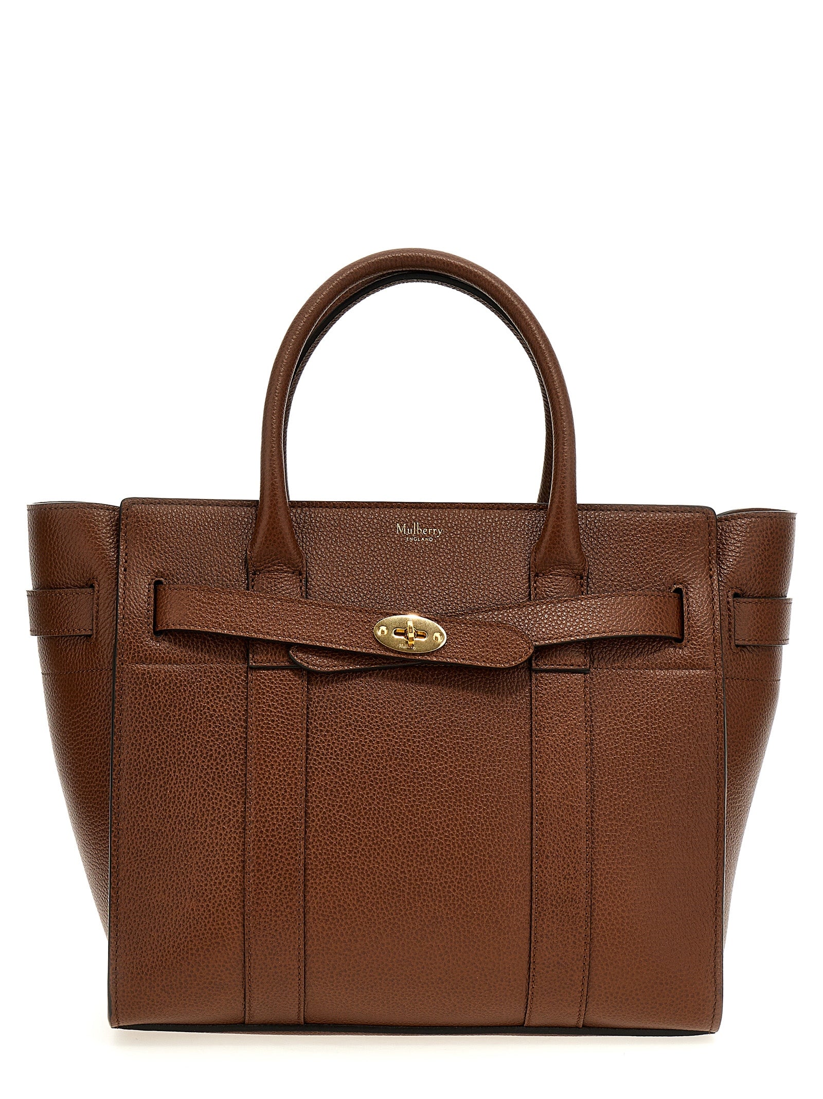 Brown Bovine Leather Tote Bag