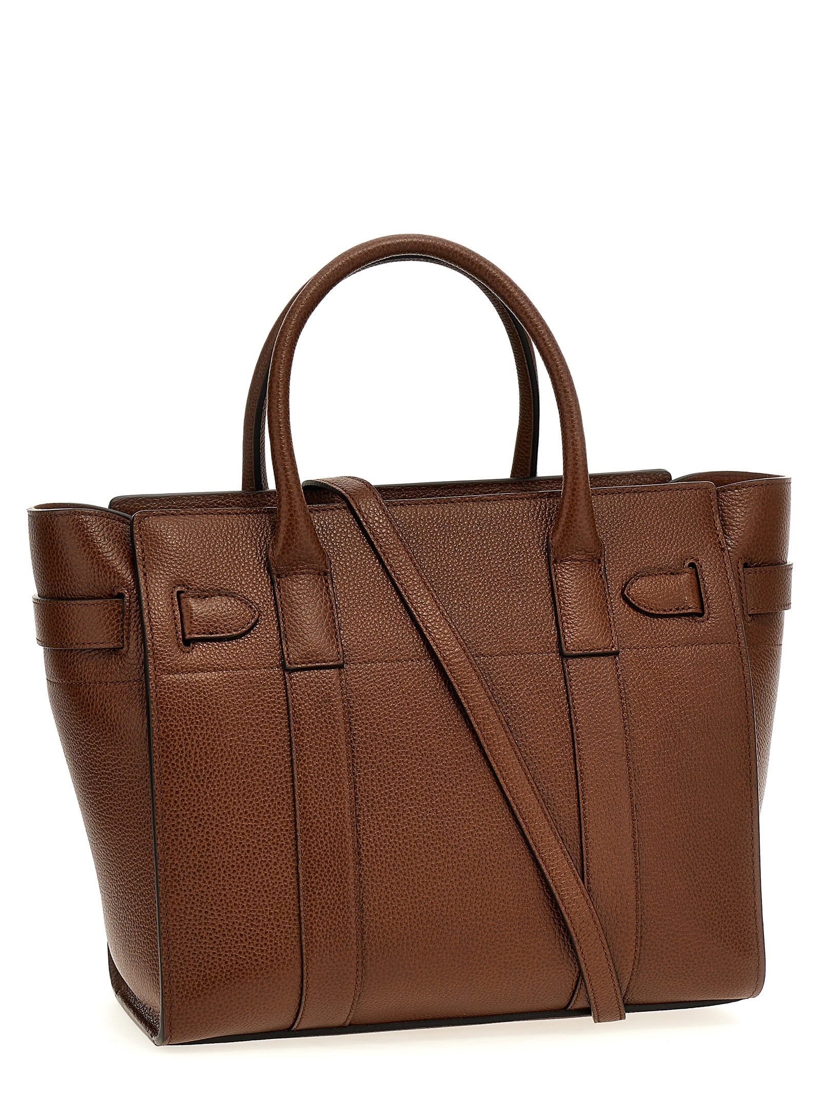 Brown Bovine Leather Tote Bag