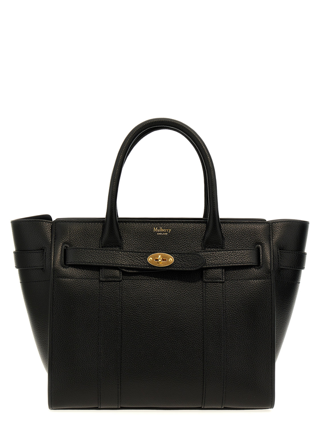 Black Calfskin Tote Bag
