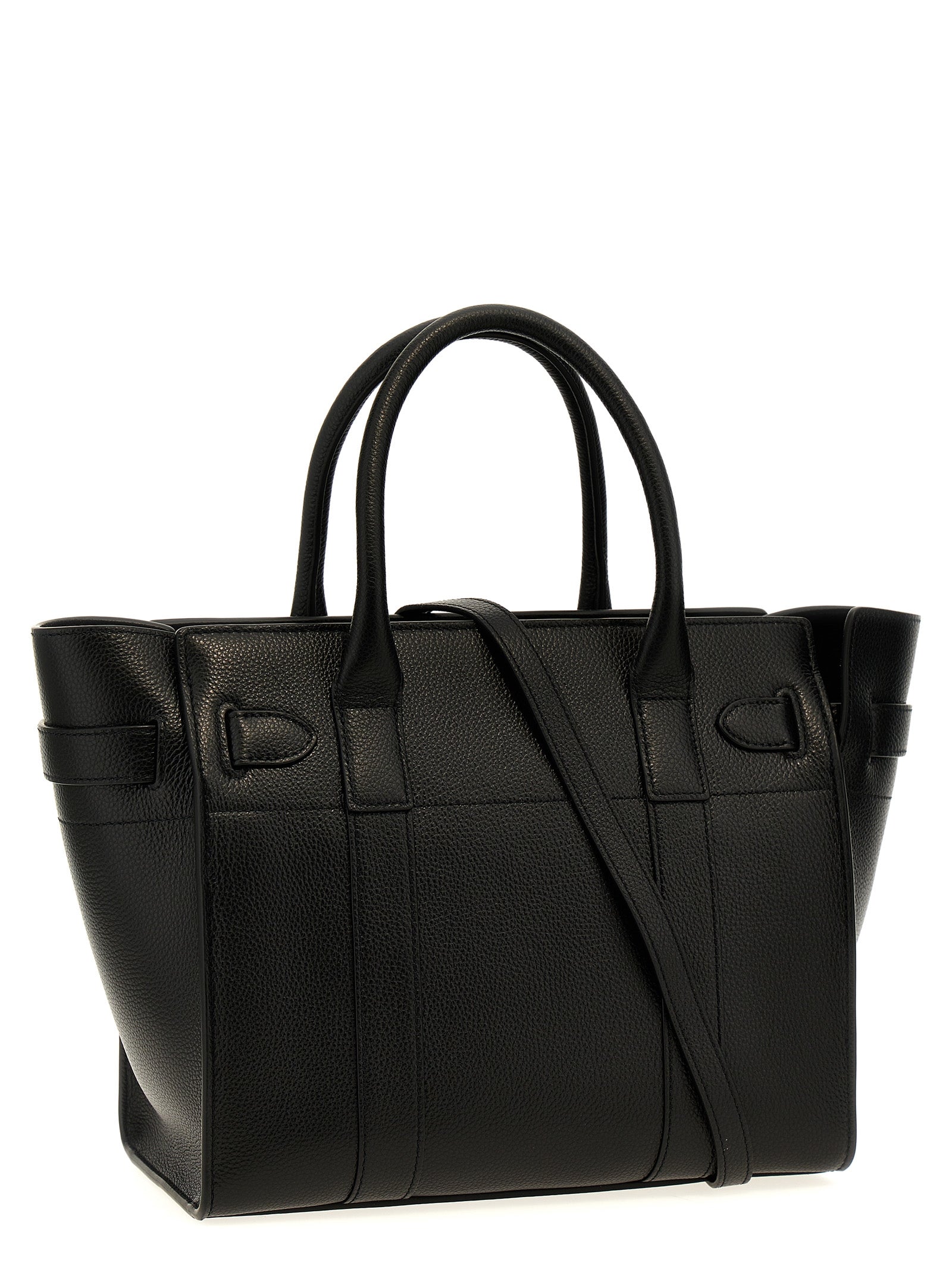 Black Calfskin Tote Bag