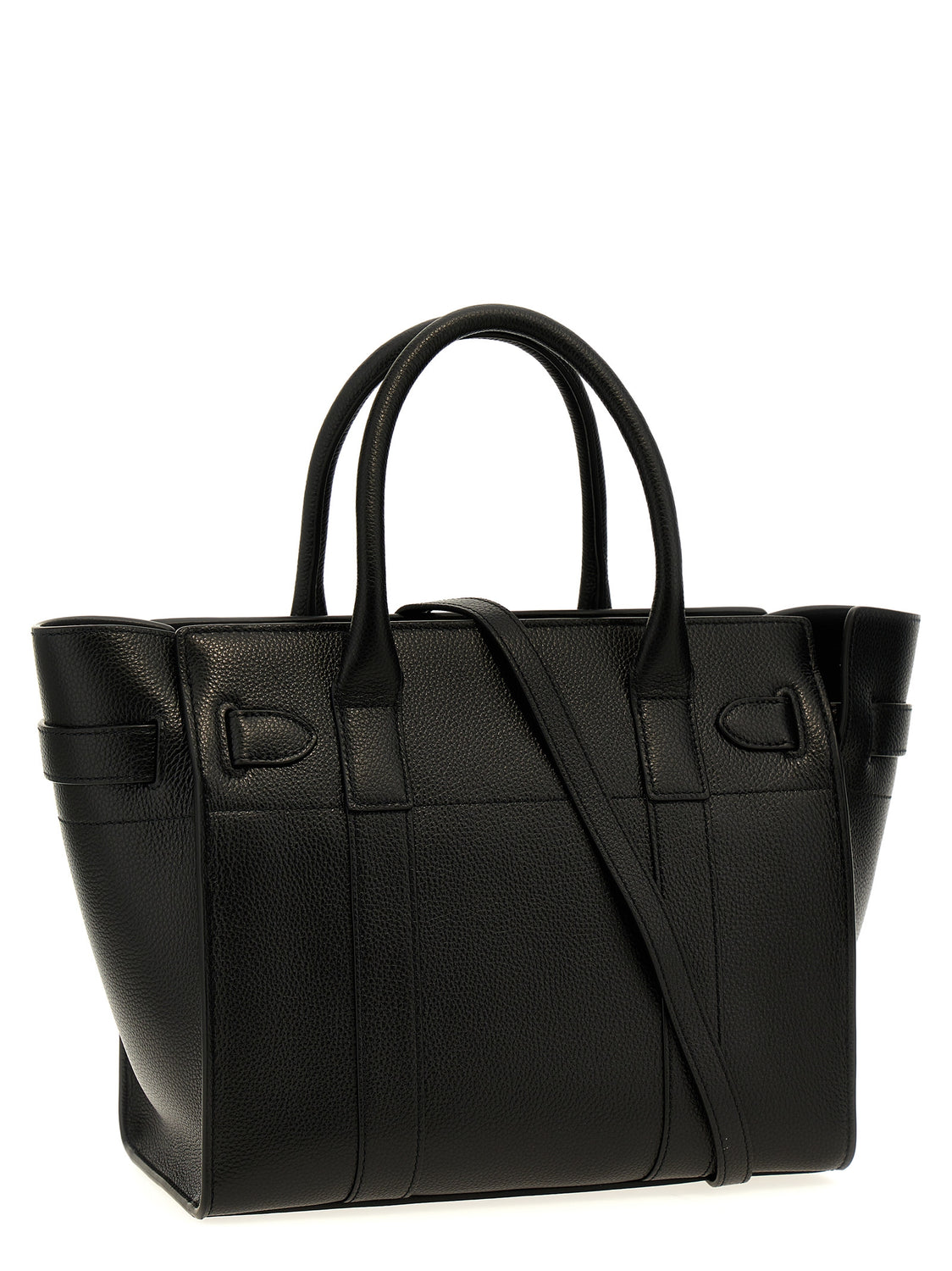 Black Calfskin Tote Bag