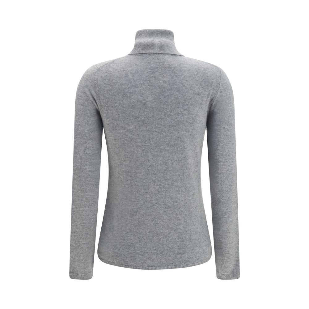 Gray Cashmere Turtleneck