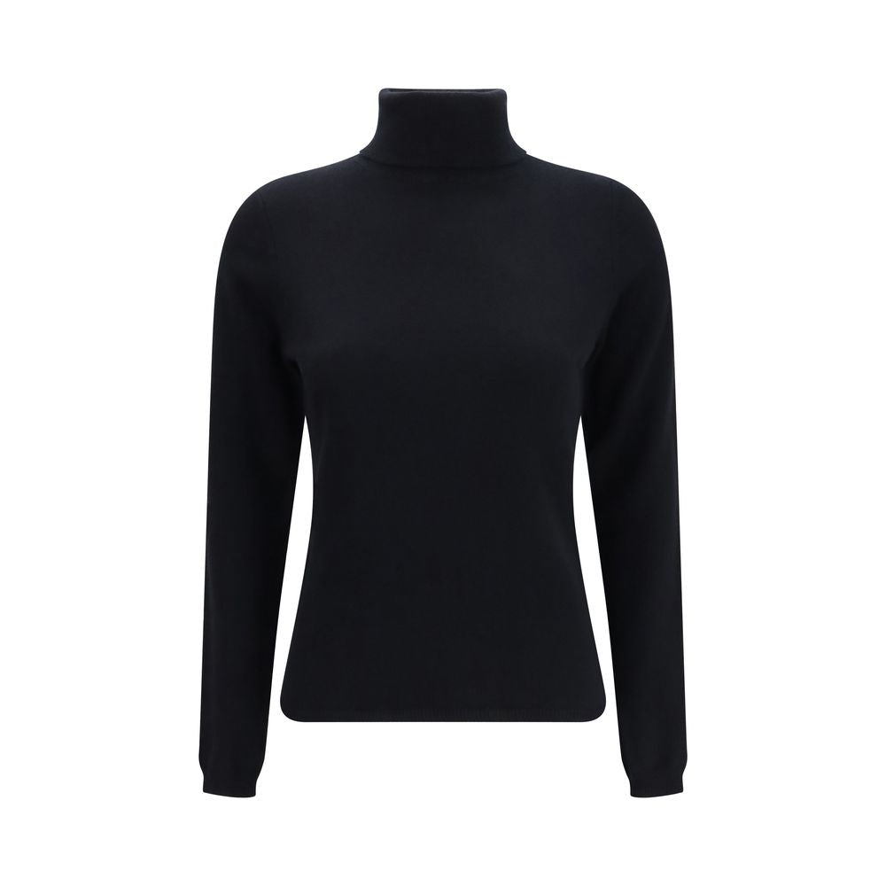 Black Cashmere Turtleneck