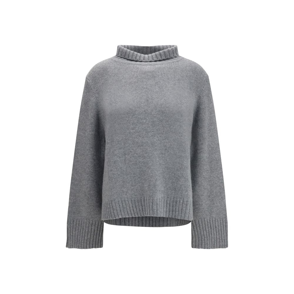 Gray Cashmere Turtleneck