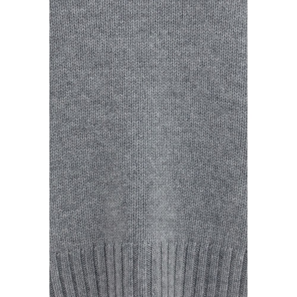 Gray Cashmere Turtleneck