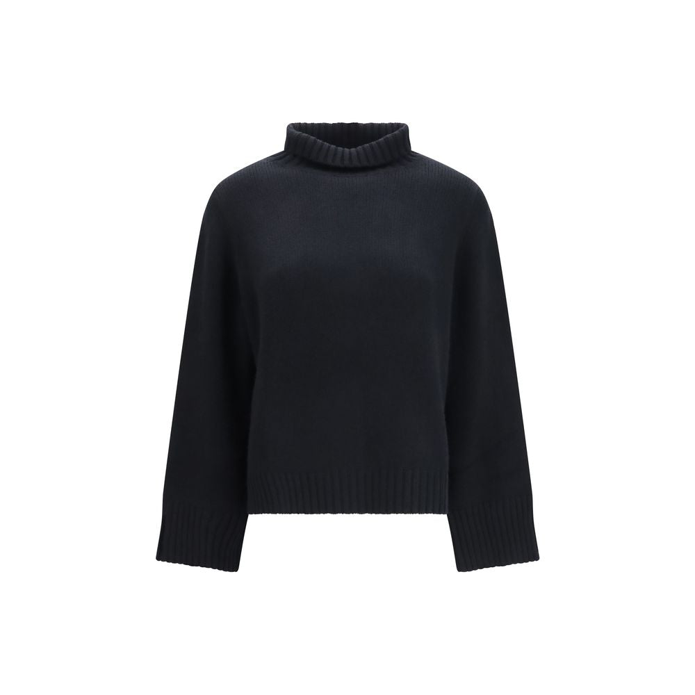 Black Cashmere Turtleneck