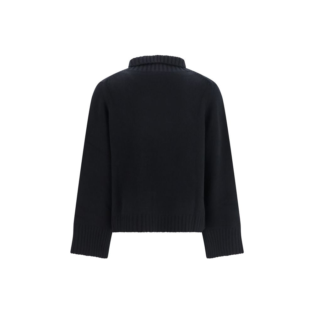 Black Cashmere Turtleneck