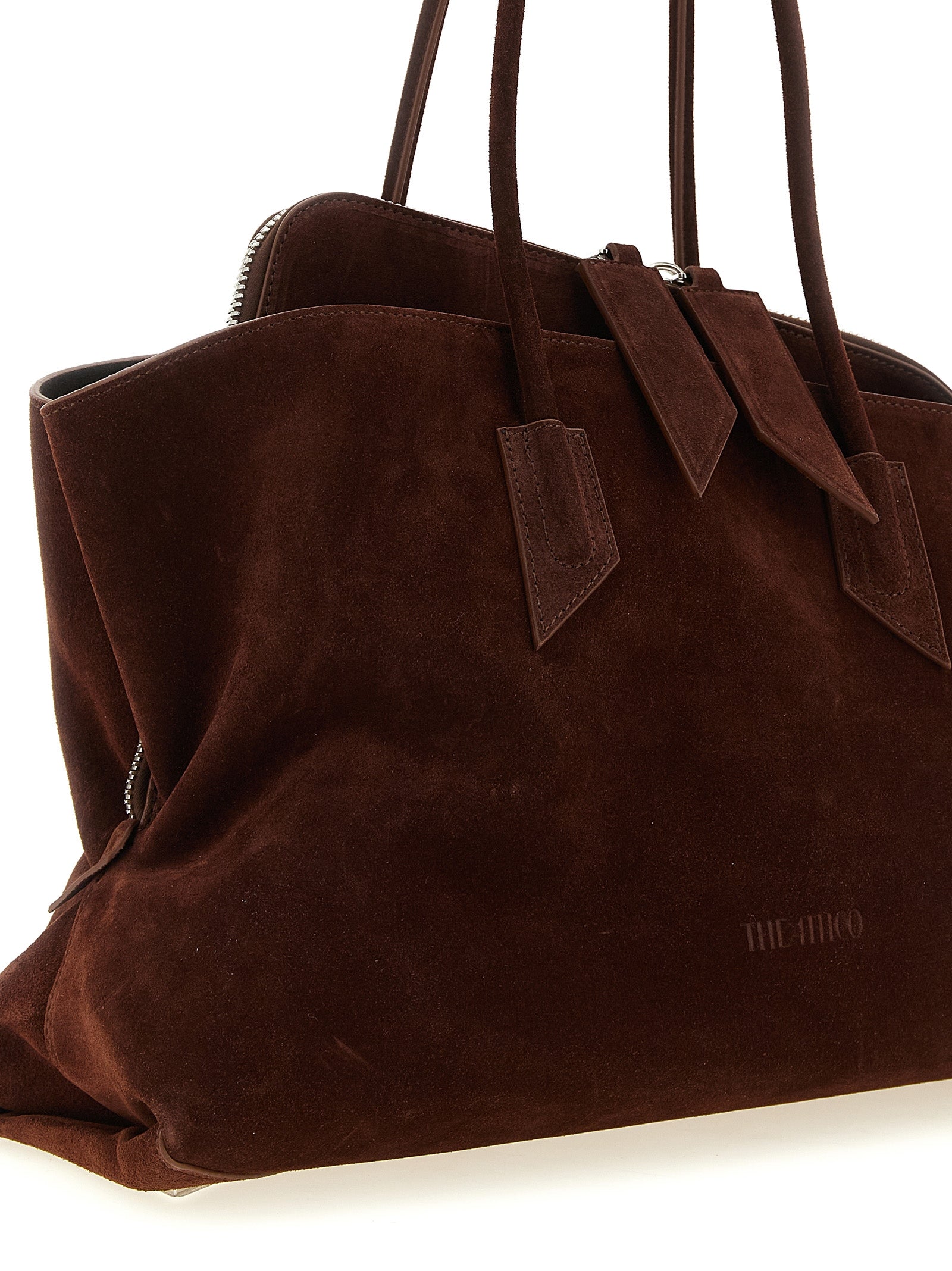 Brown Bovine Leather Shoulder Bag