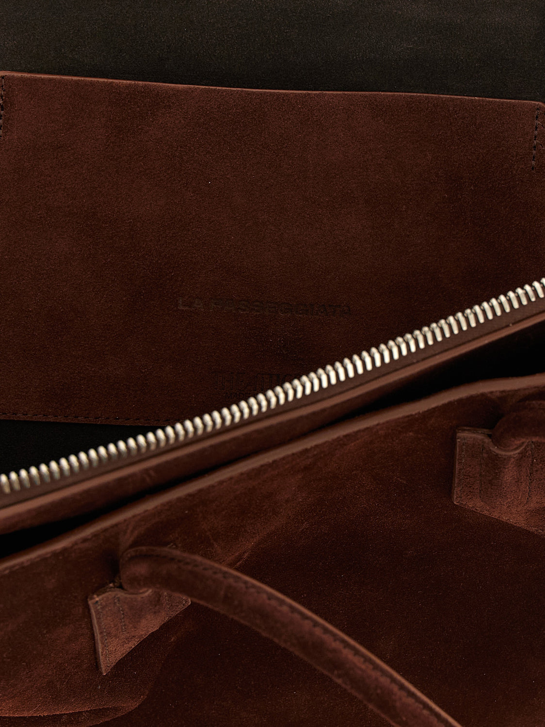Brown Bovine Leather Shoulder Bag