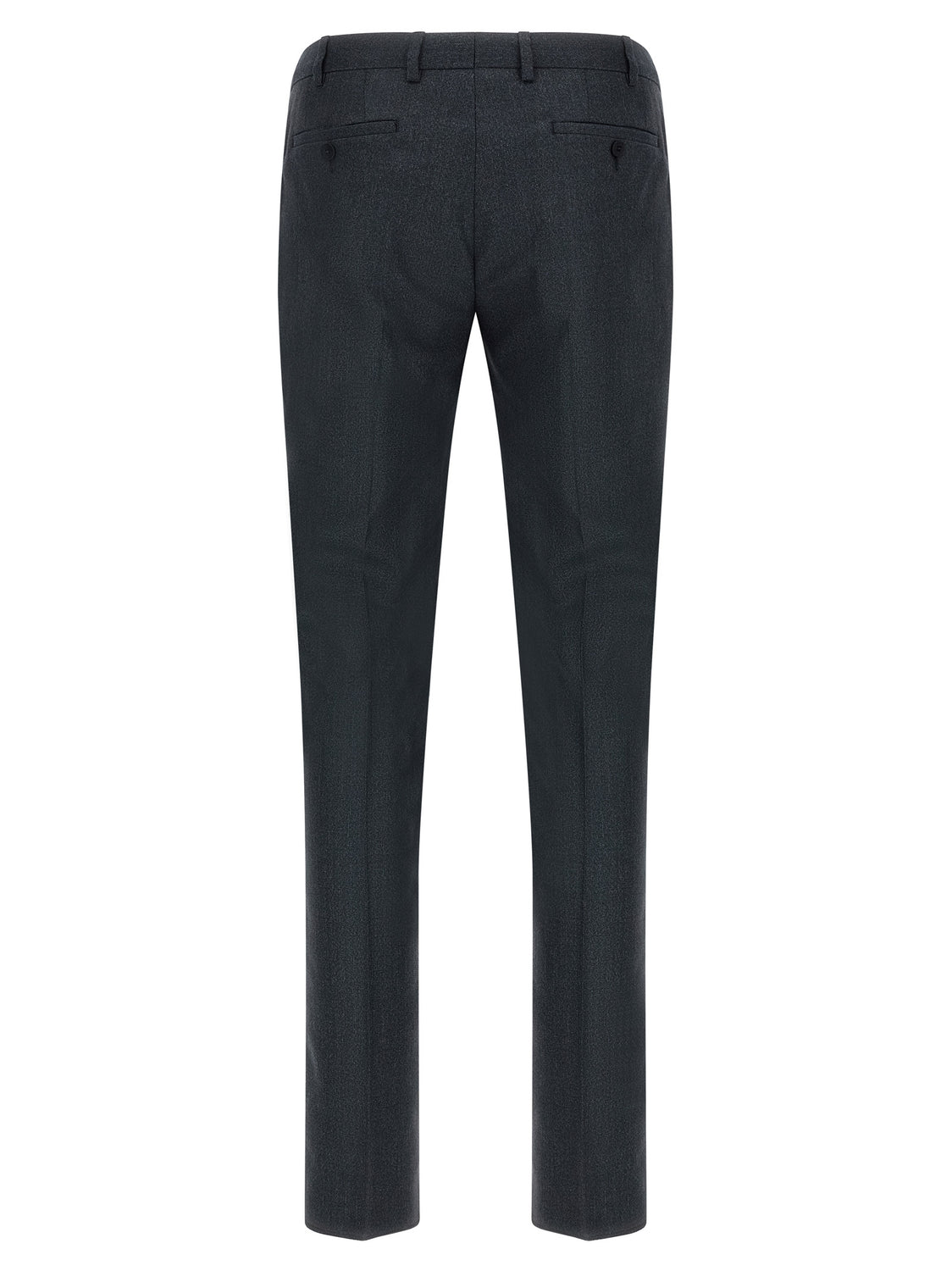 Gray Polyester Two-Piece Suit