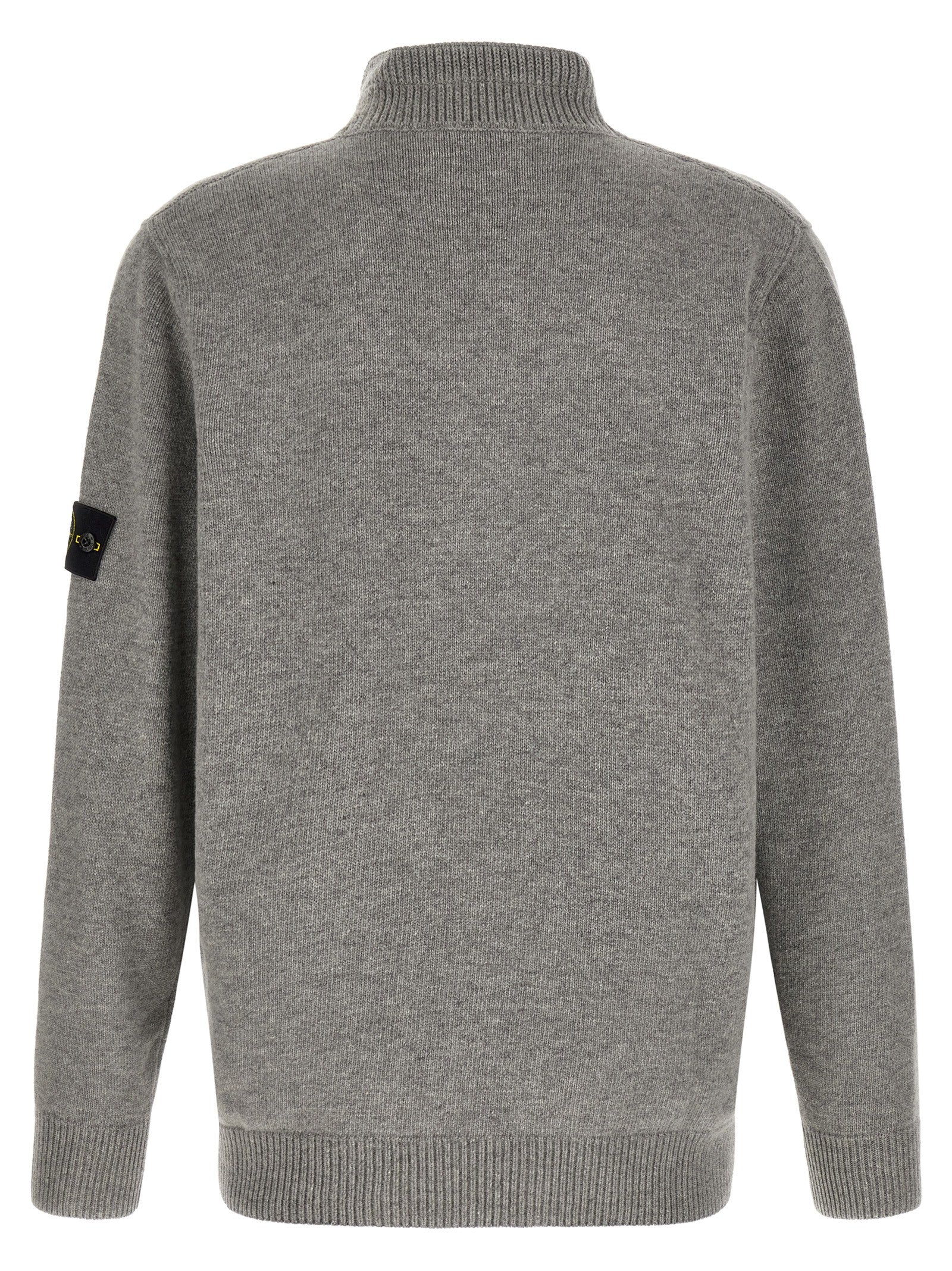 Gray Virgin Wool Cardigan