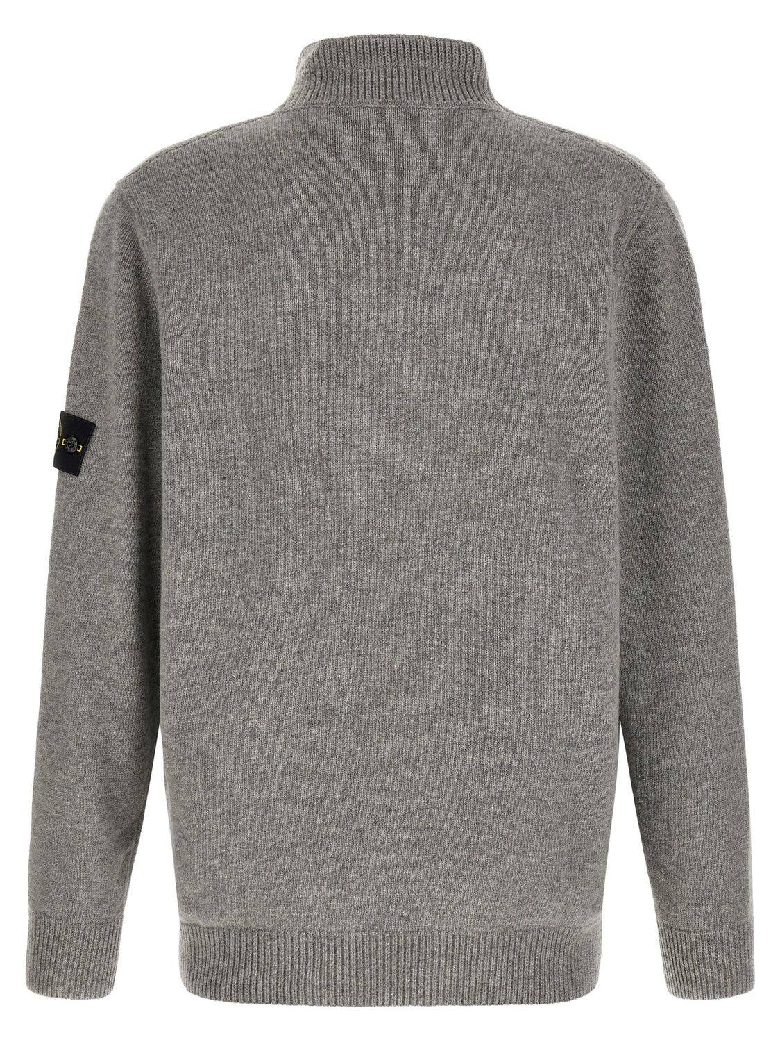 Gray Virgin Wool Cardigan