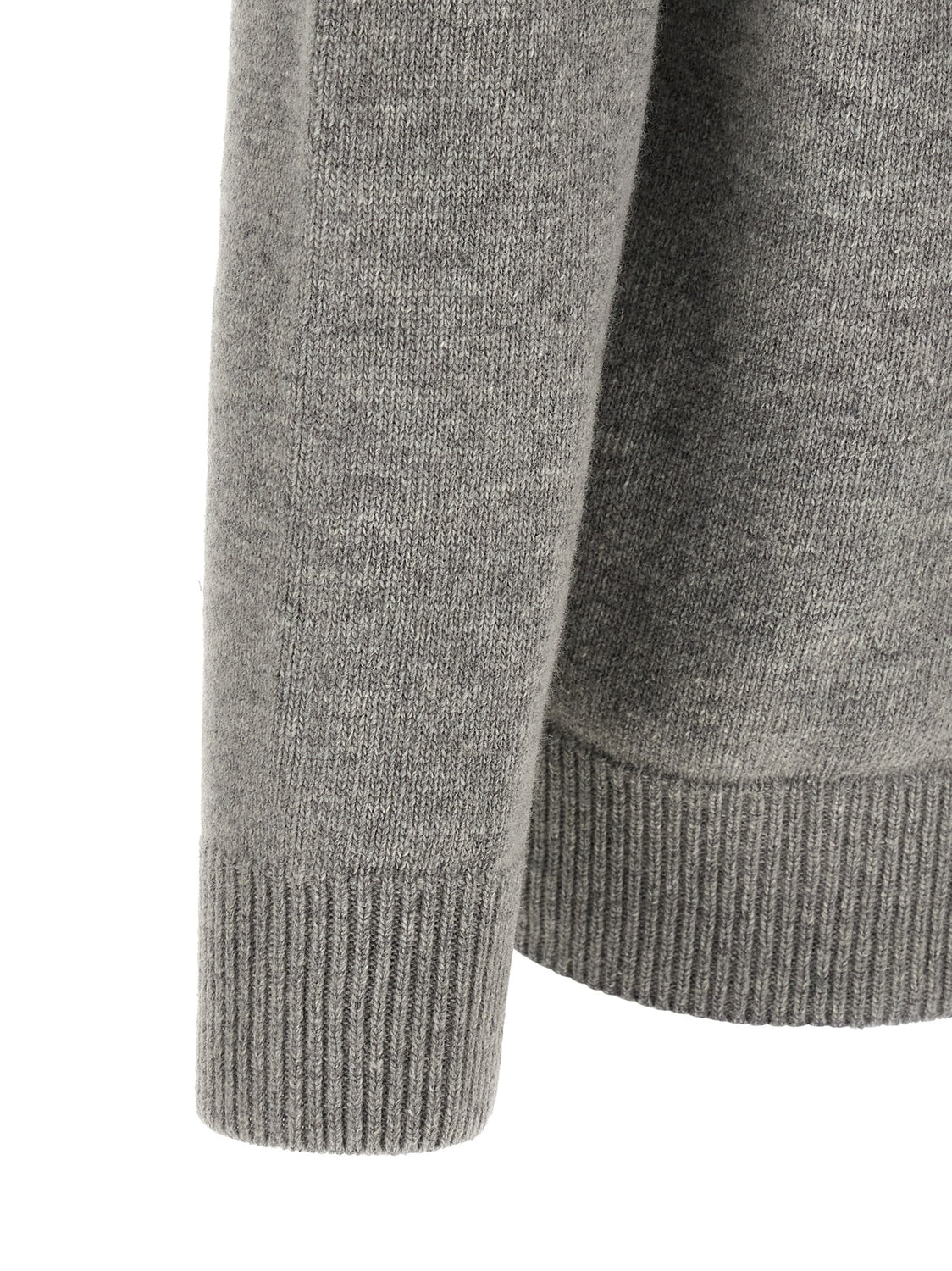 Gray Virgin Wool Cardigan