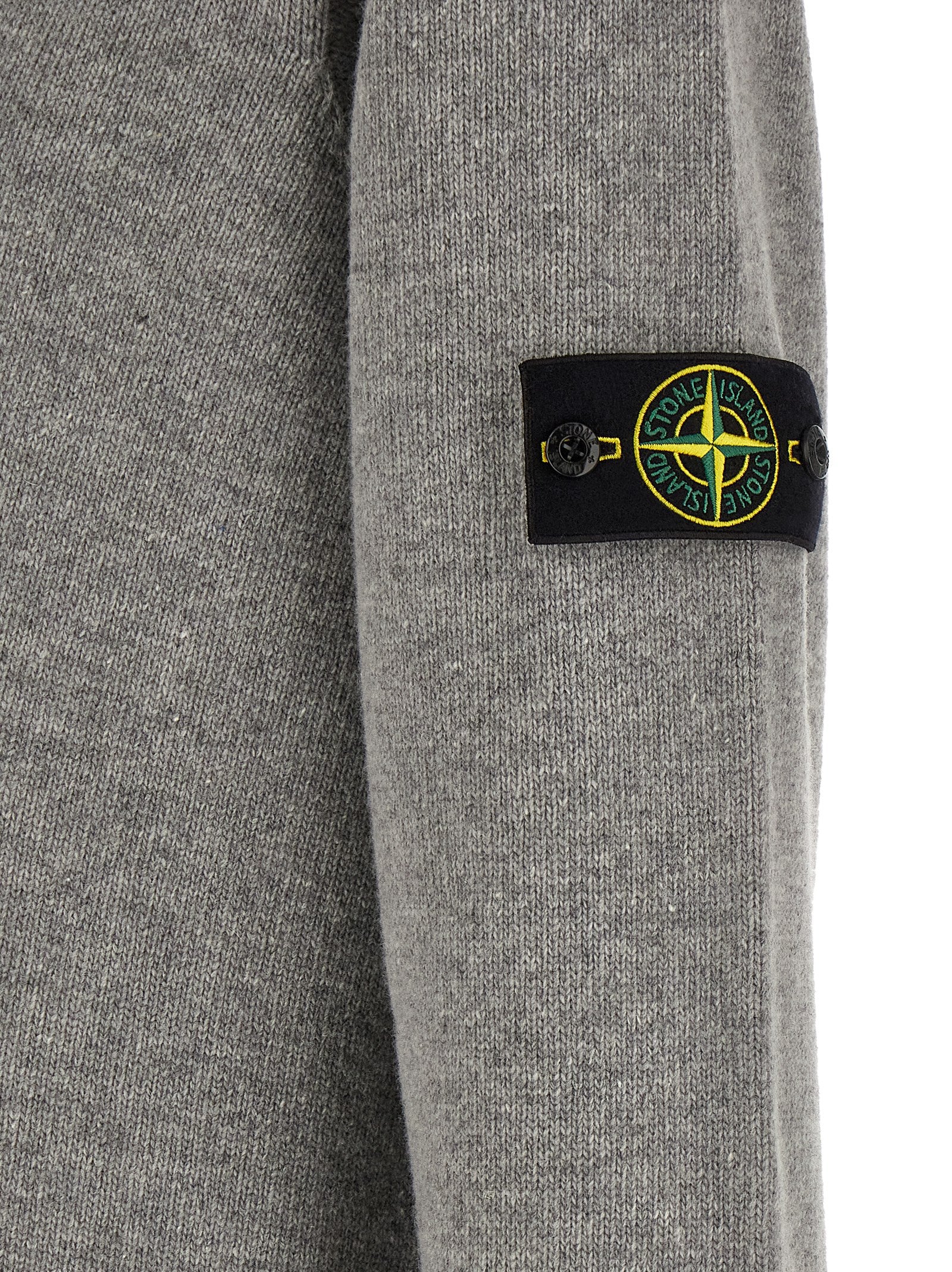 Gray Virgin Wool Cardigan