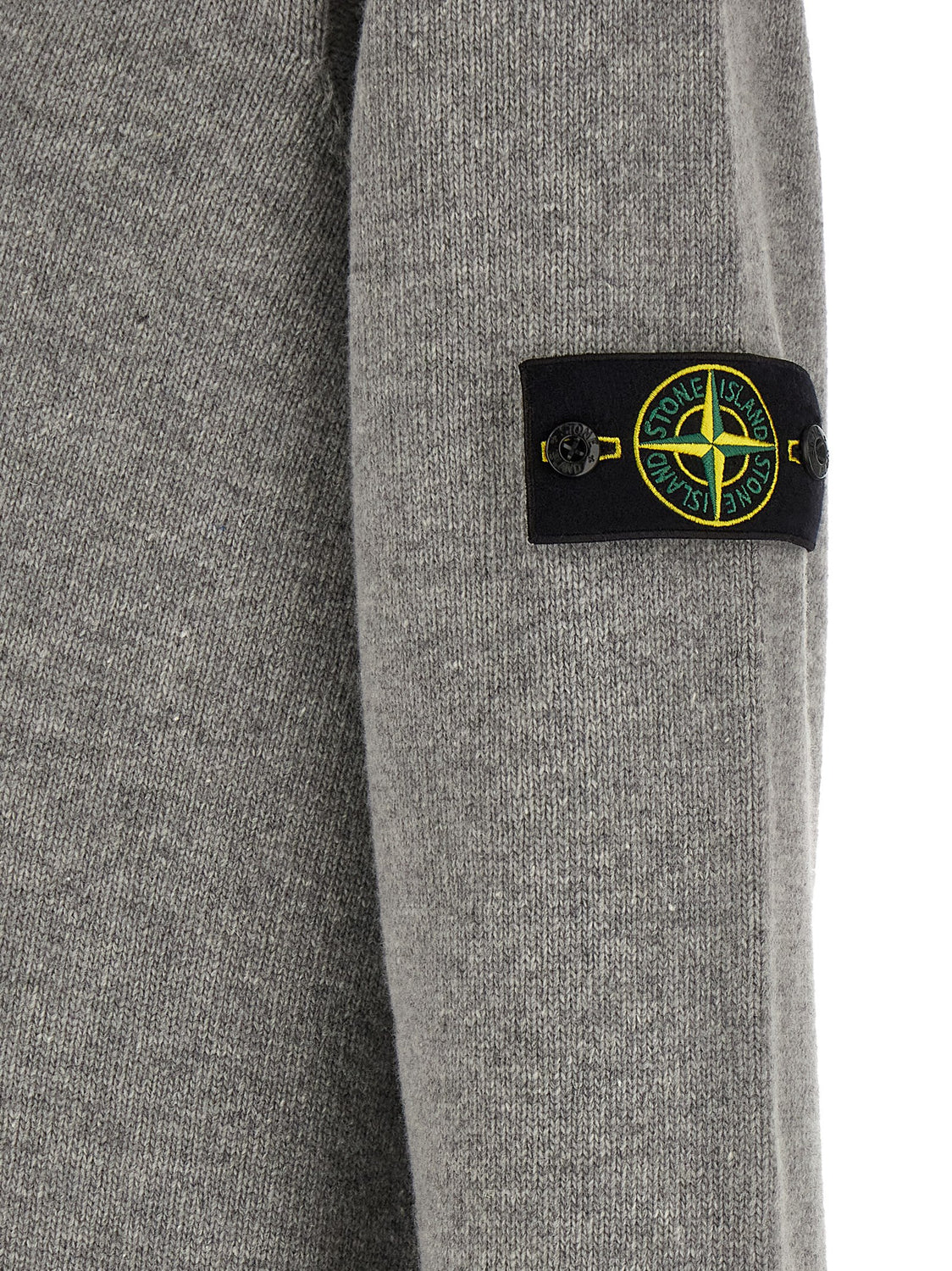 Gray Virgin Wool Cardigan