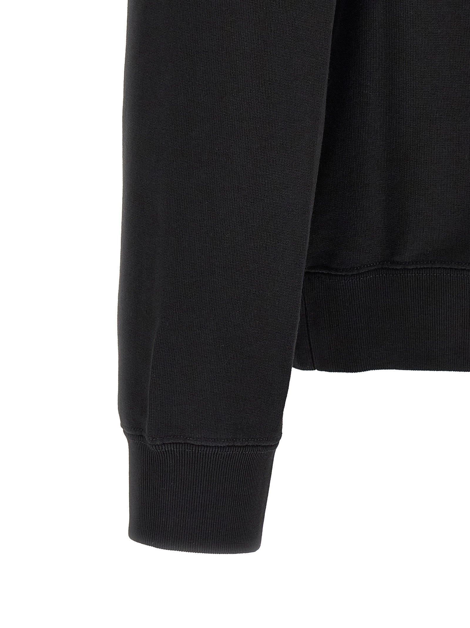 Black Cotton Sweatshirt