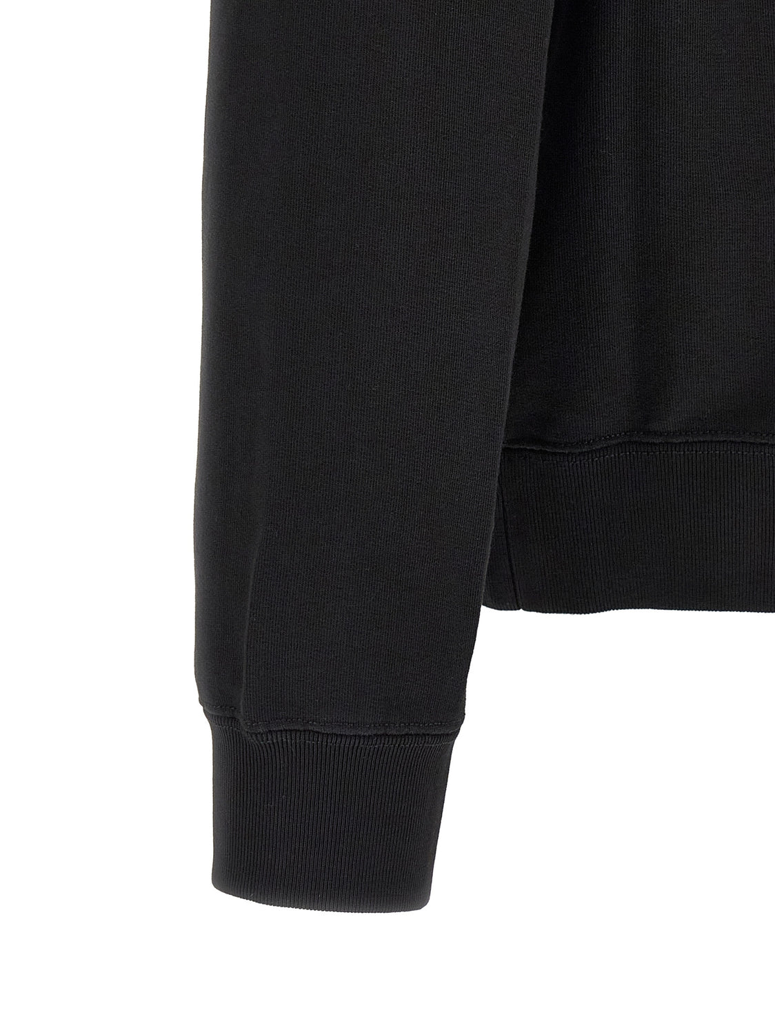 Black Cotton Sweatshirt