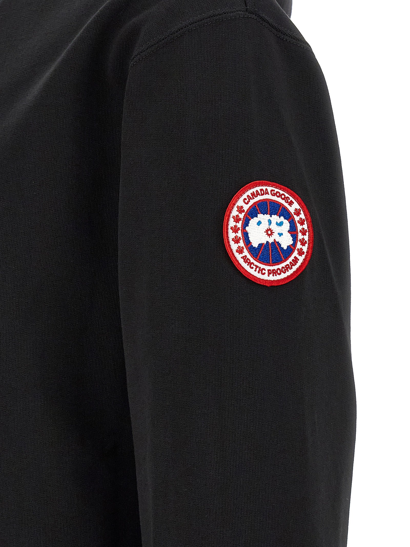 Black Cotton Sweatshirt