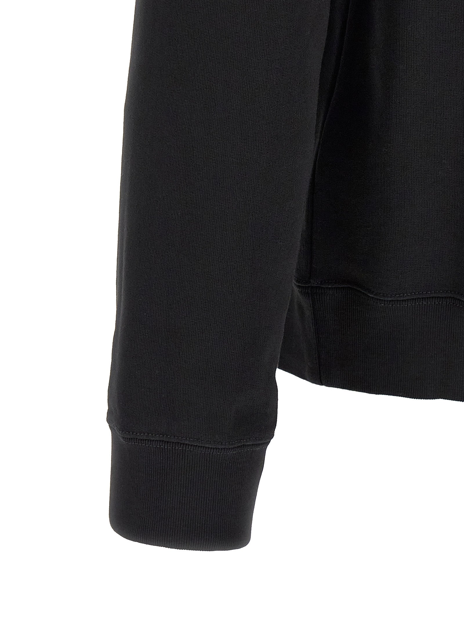 Black Cotton Sweatshirt