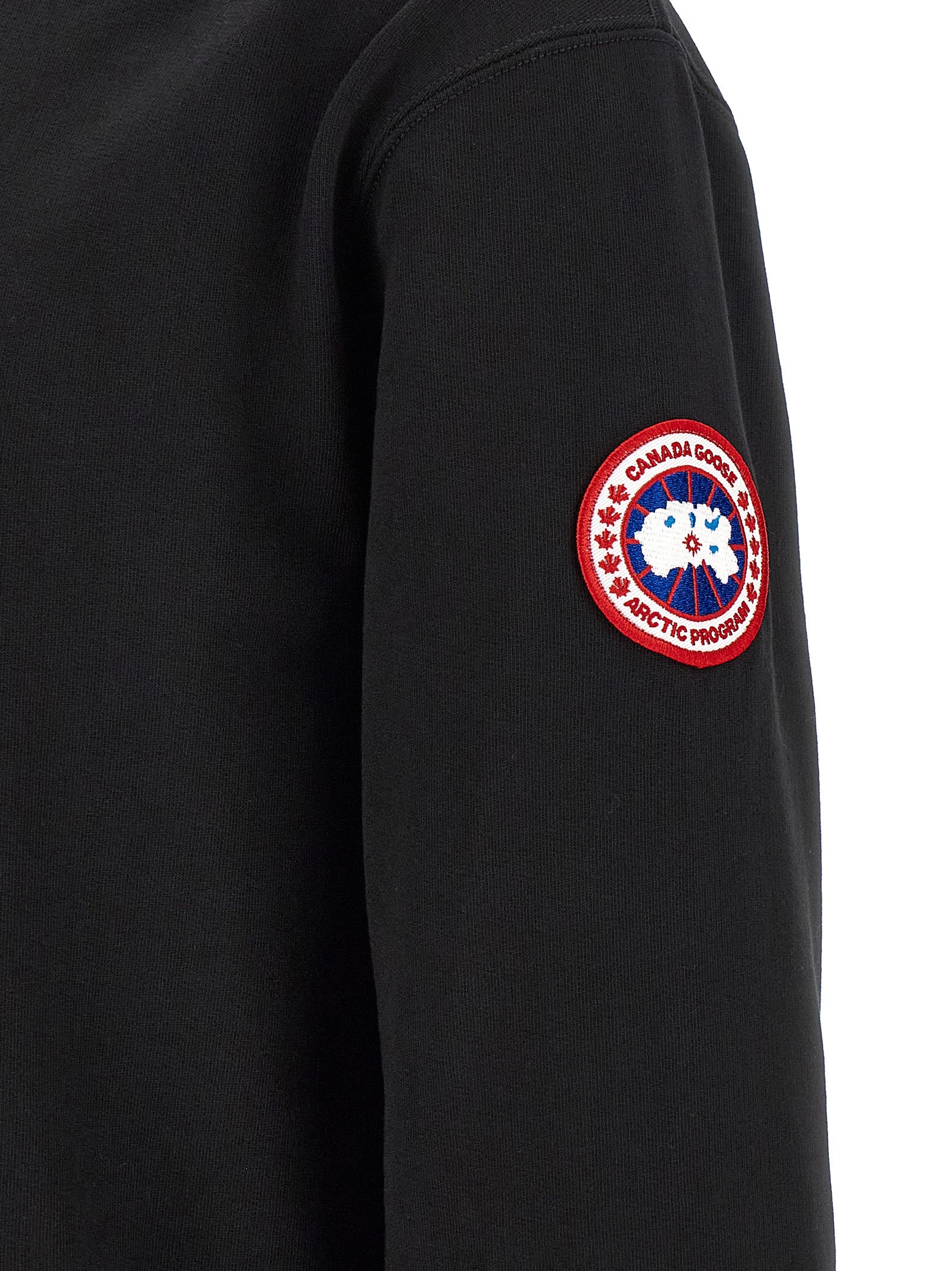 Black Cotton Sweatshirt