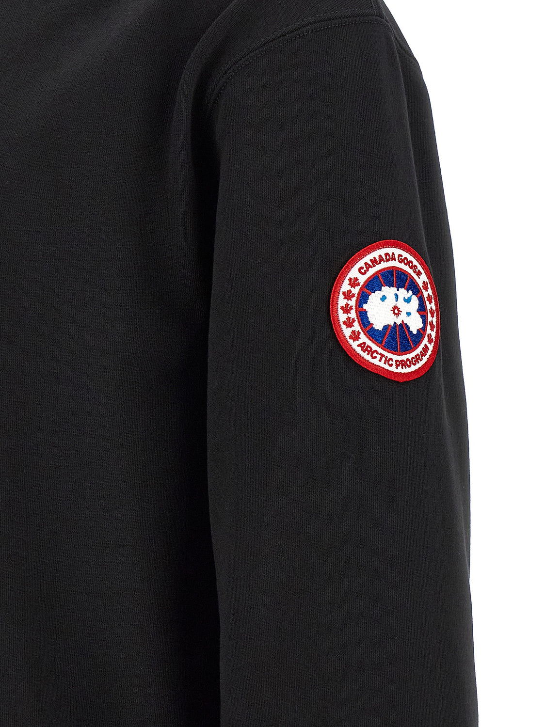 Black Cotton Sweatshirt