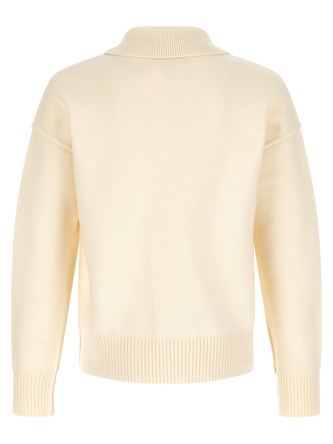 Bicolor Wool Polo Shirt