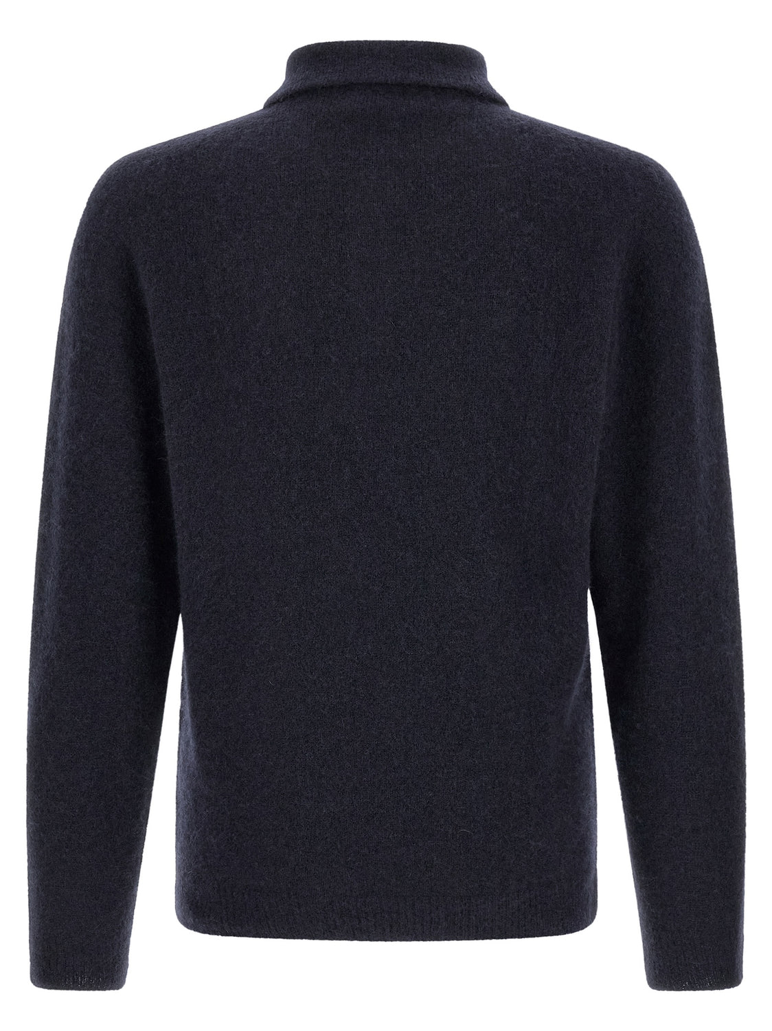 Blue Cashmere Polo Shirt