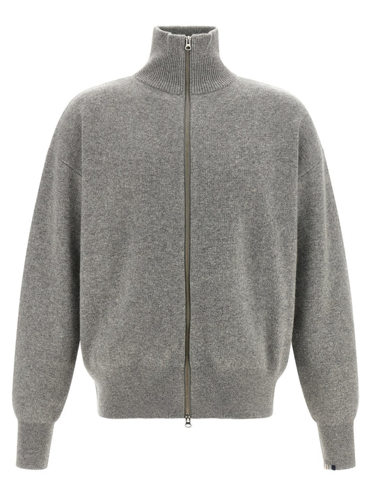 Gray Cashmere Cardigan