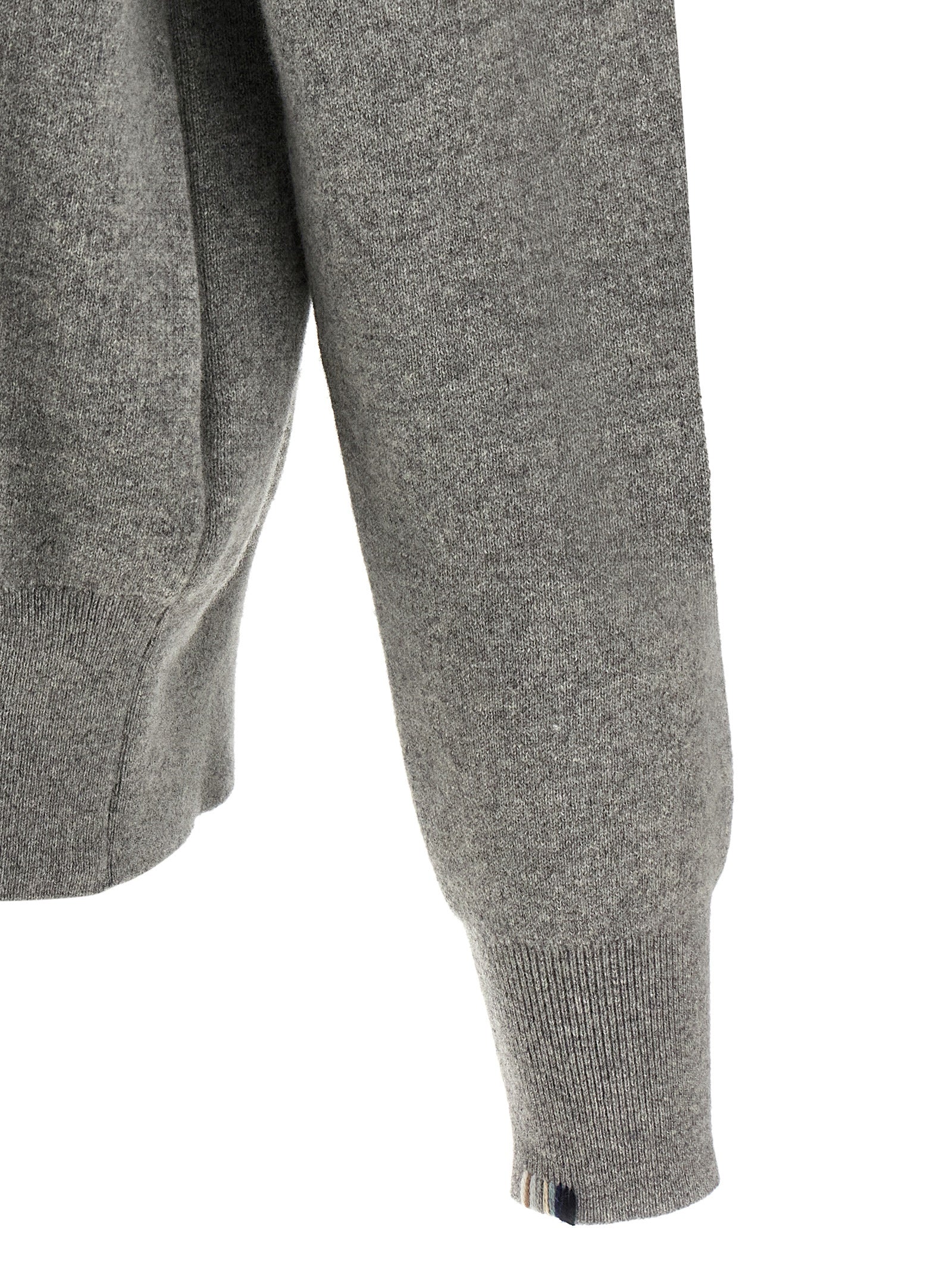 Gray Cashmere Cardigan