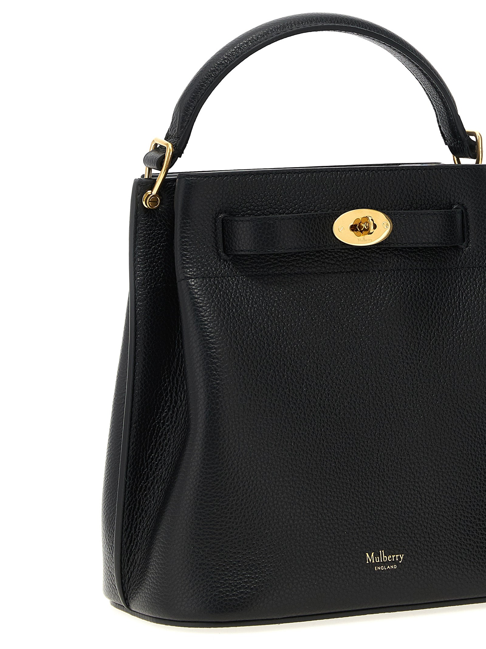 Black Calfskin Crossbody Bag