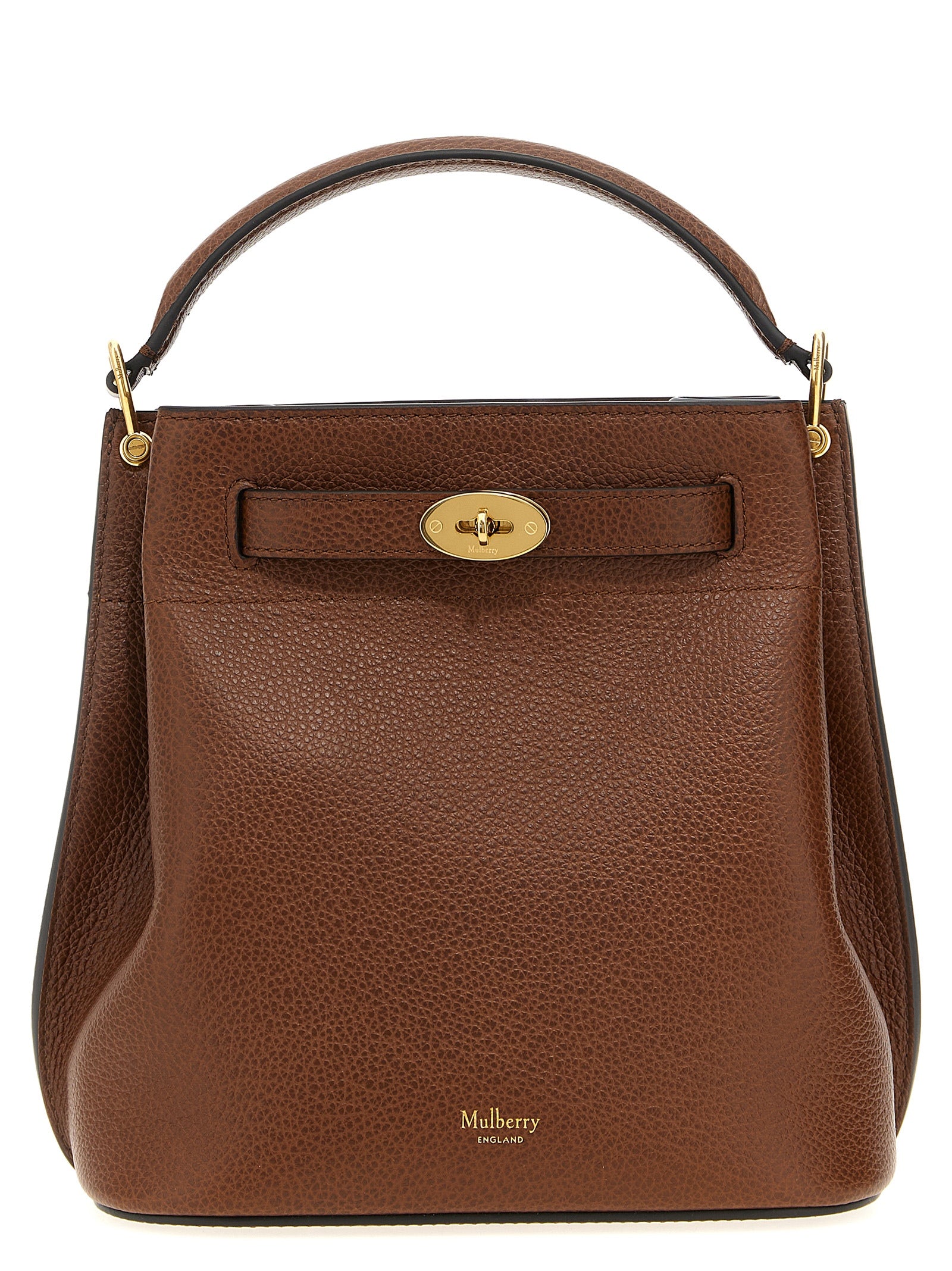 Brown Calfskin Crossbody Bag