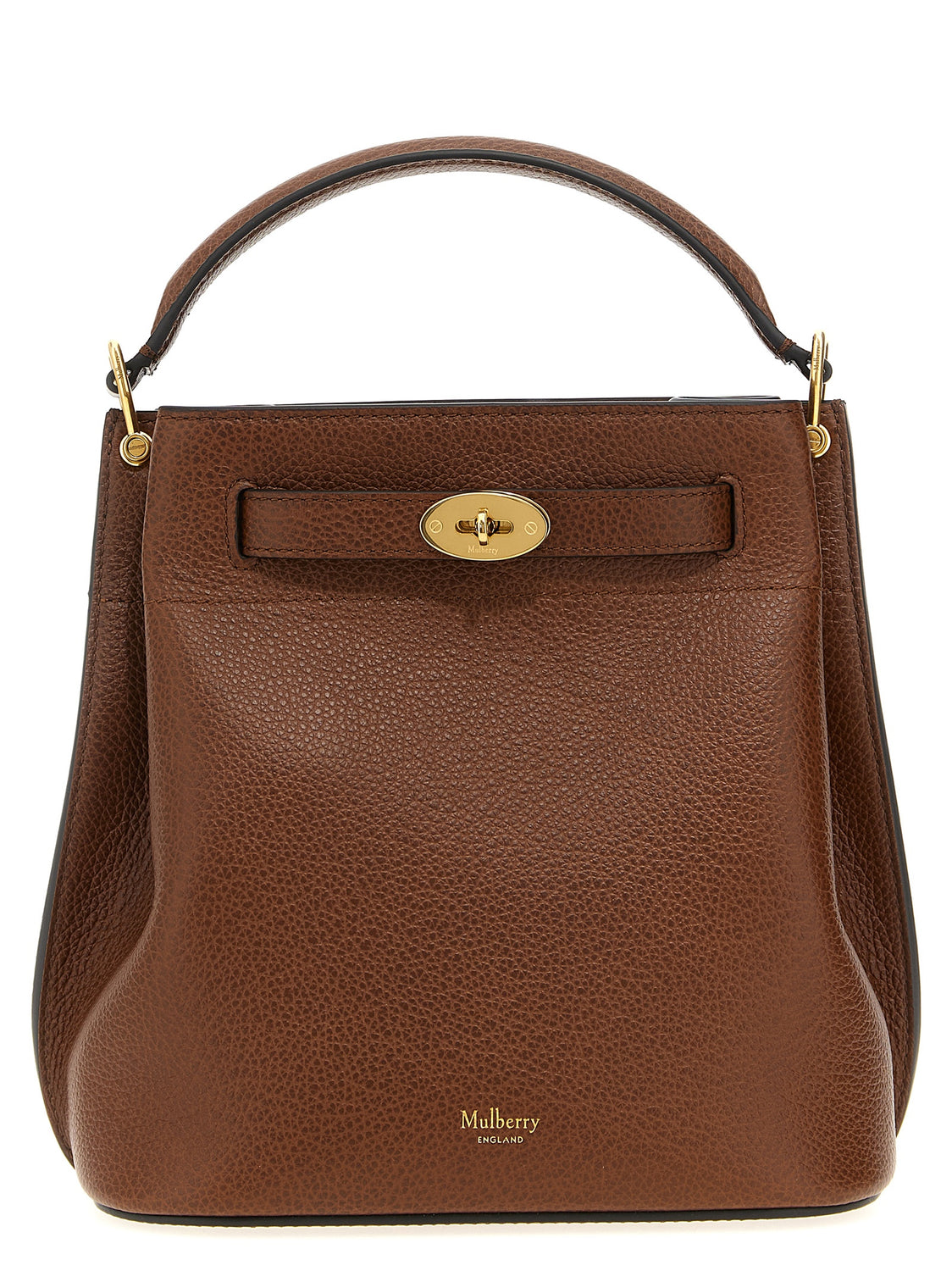 Brown Calfskin Crossbody Bag
