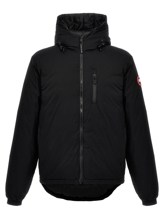 Black Polyester Shell Jacket