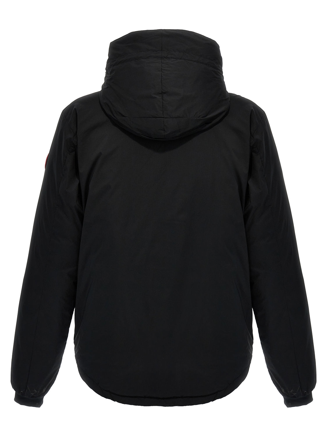 Black Polyester Shell Jacket