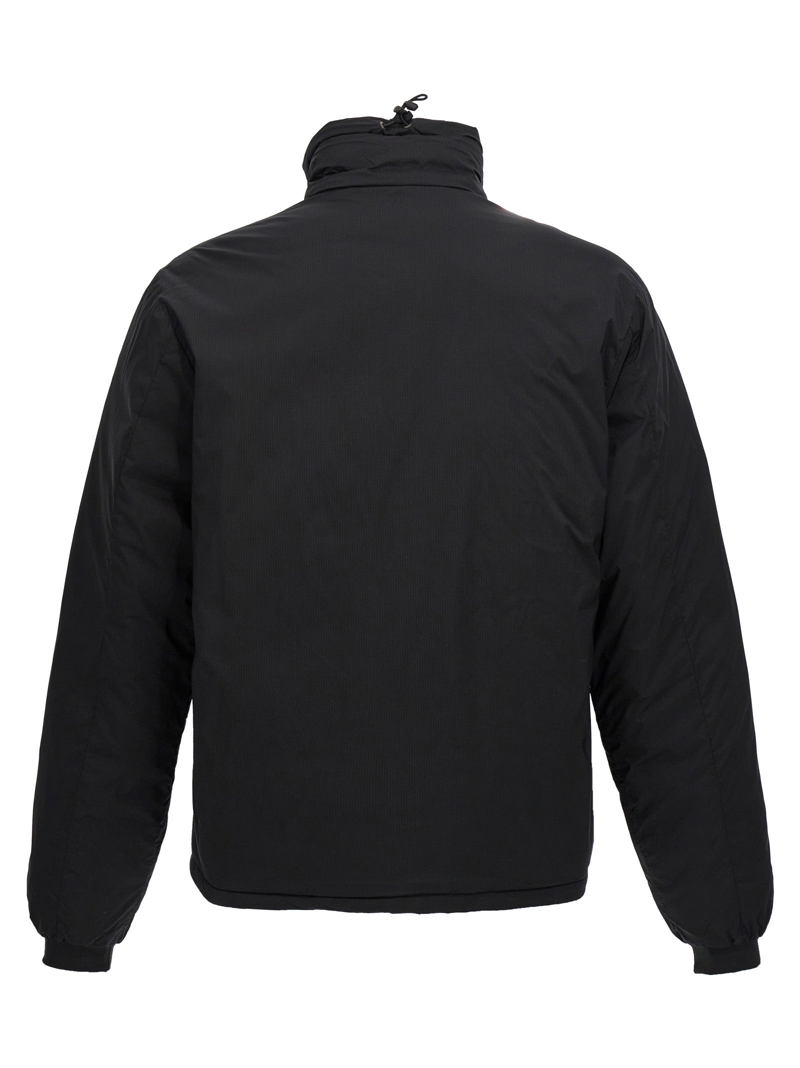 Black Polyester Shell Jacket