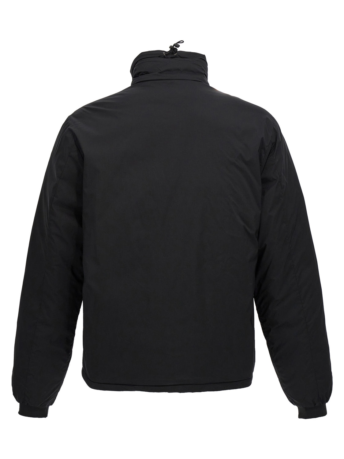 Black Polyester Shell Jacket