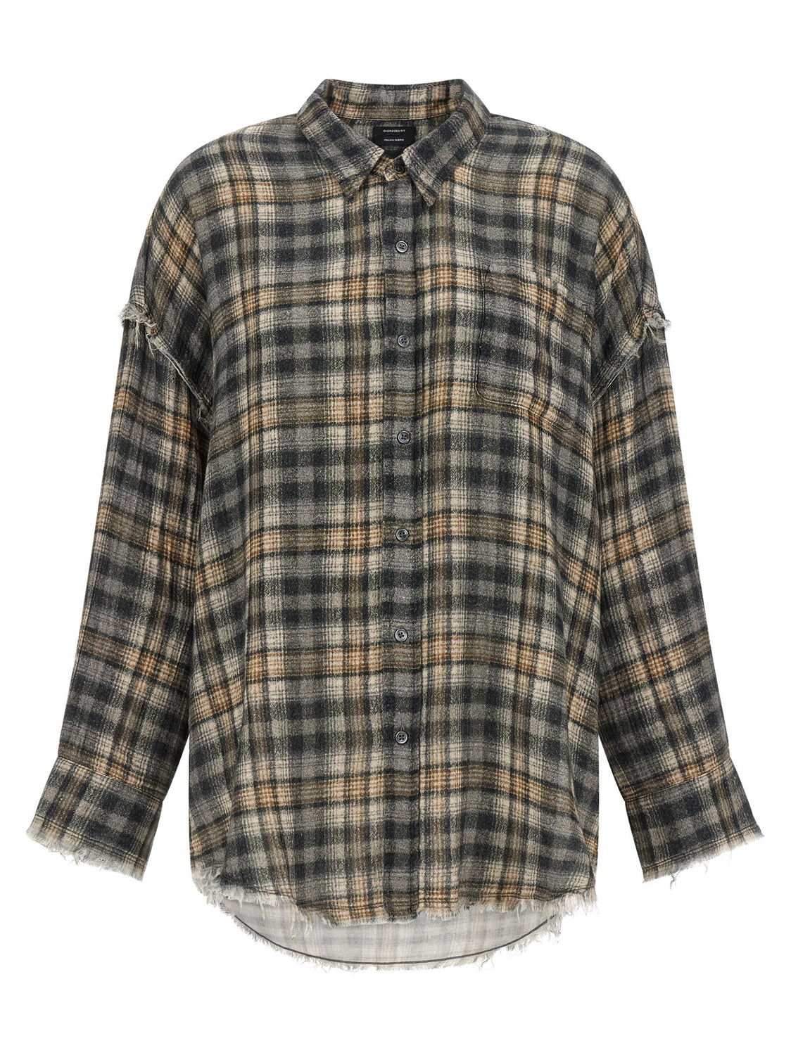 Gray Cotton Blouse
