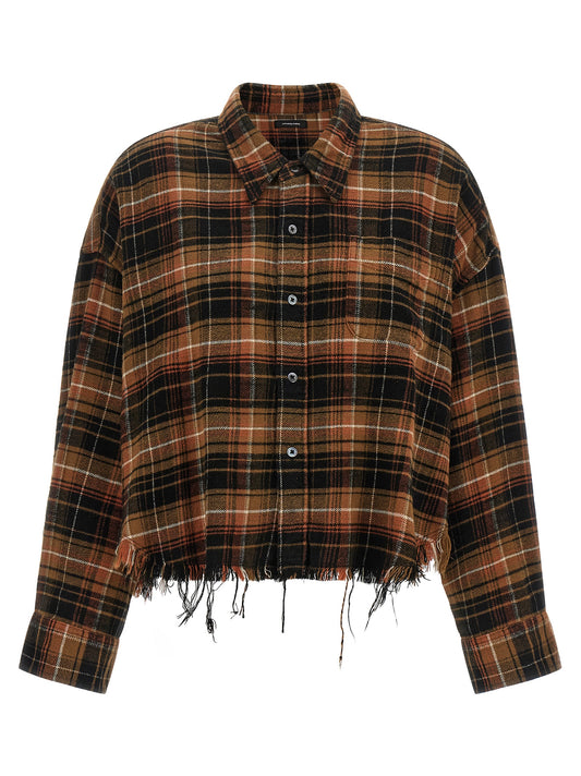 Brown Cotton Blouse