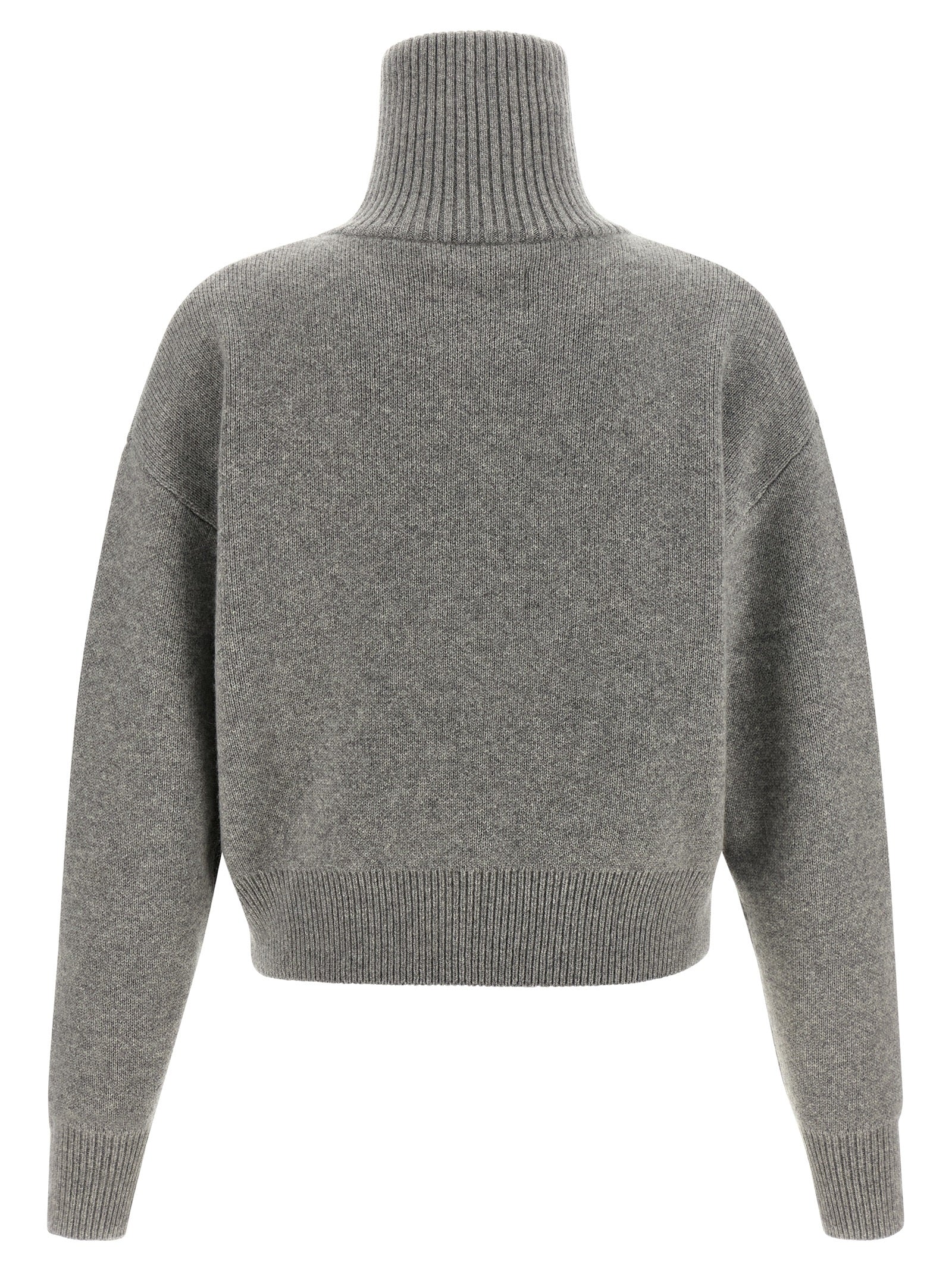 Gray Cashmere Cardigan