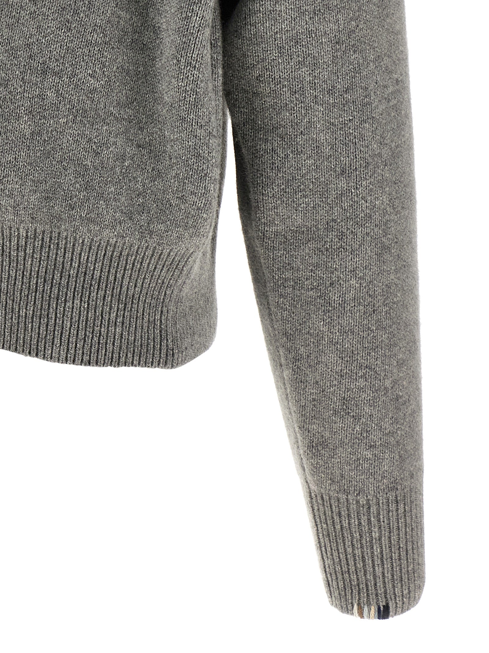 Gray Cashmere Cardigan