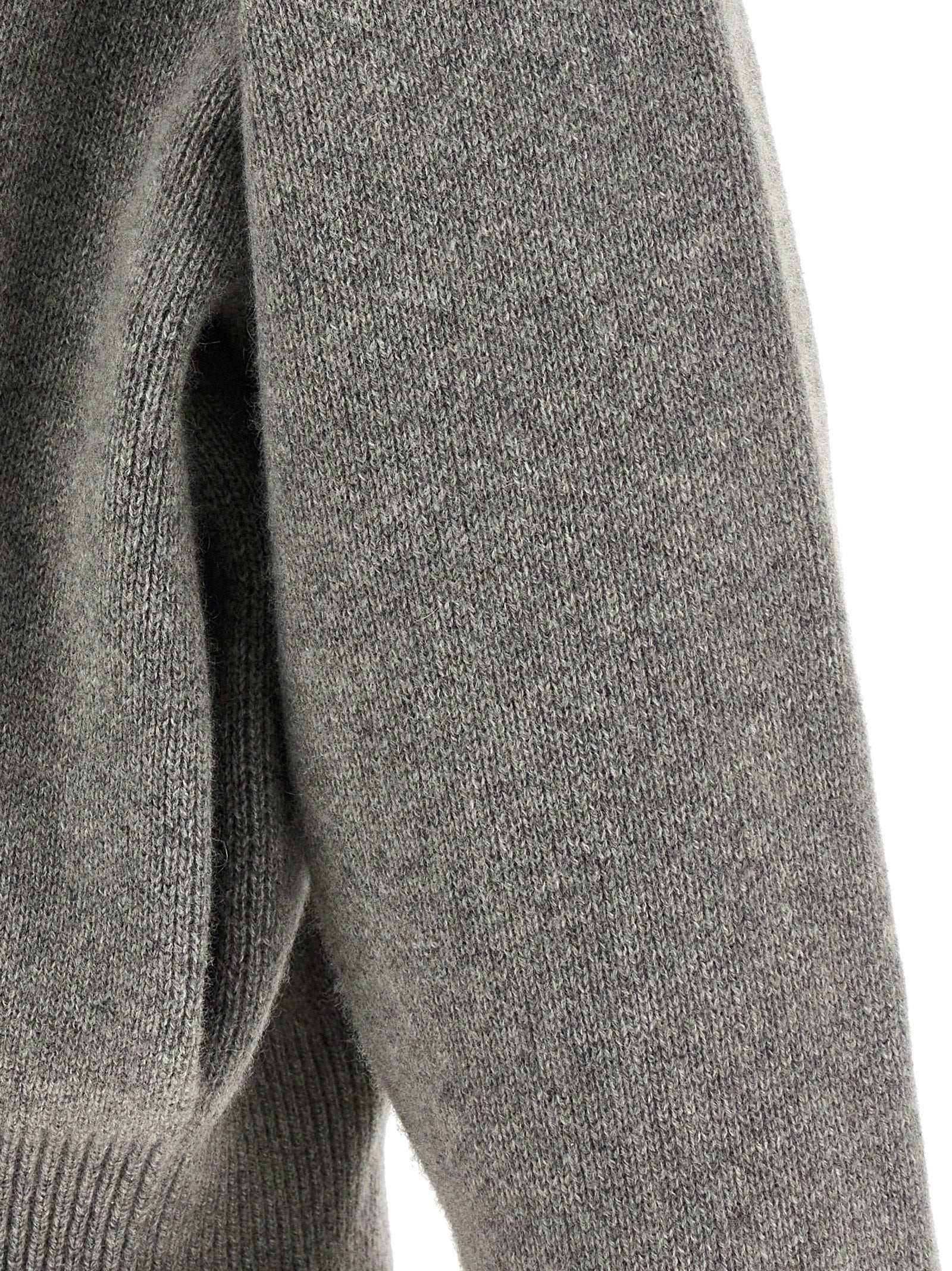 Gray Cashmere Cardigan