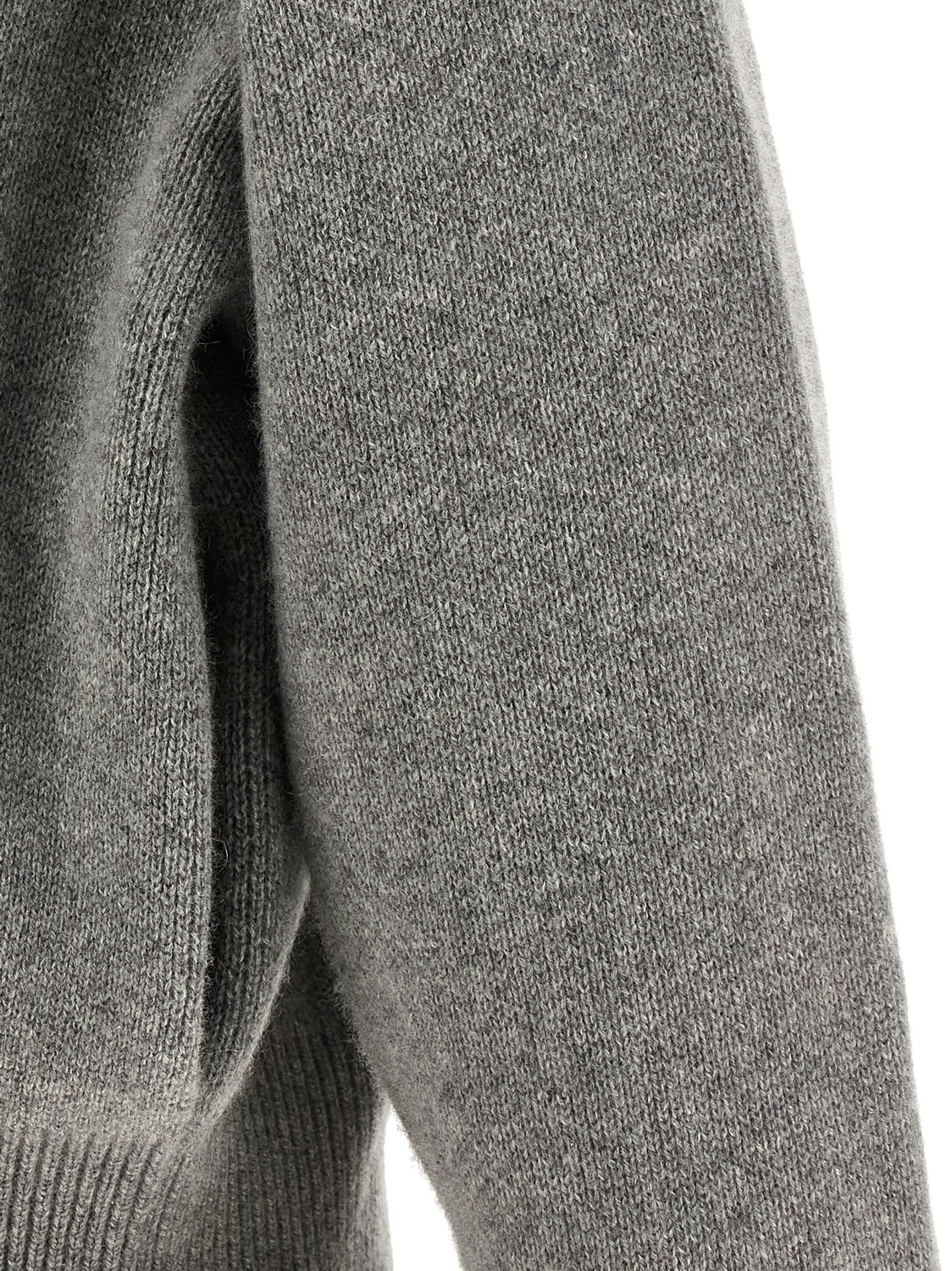 Gray Cashmere Cardigan