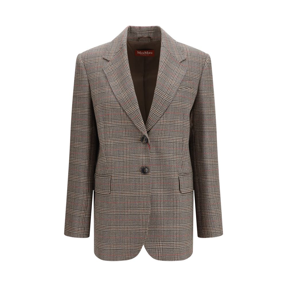 Brown Wool Oves Aries Blazer