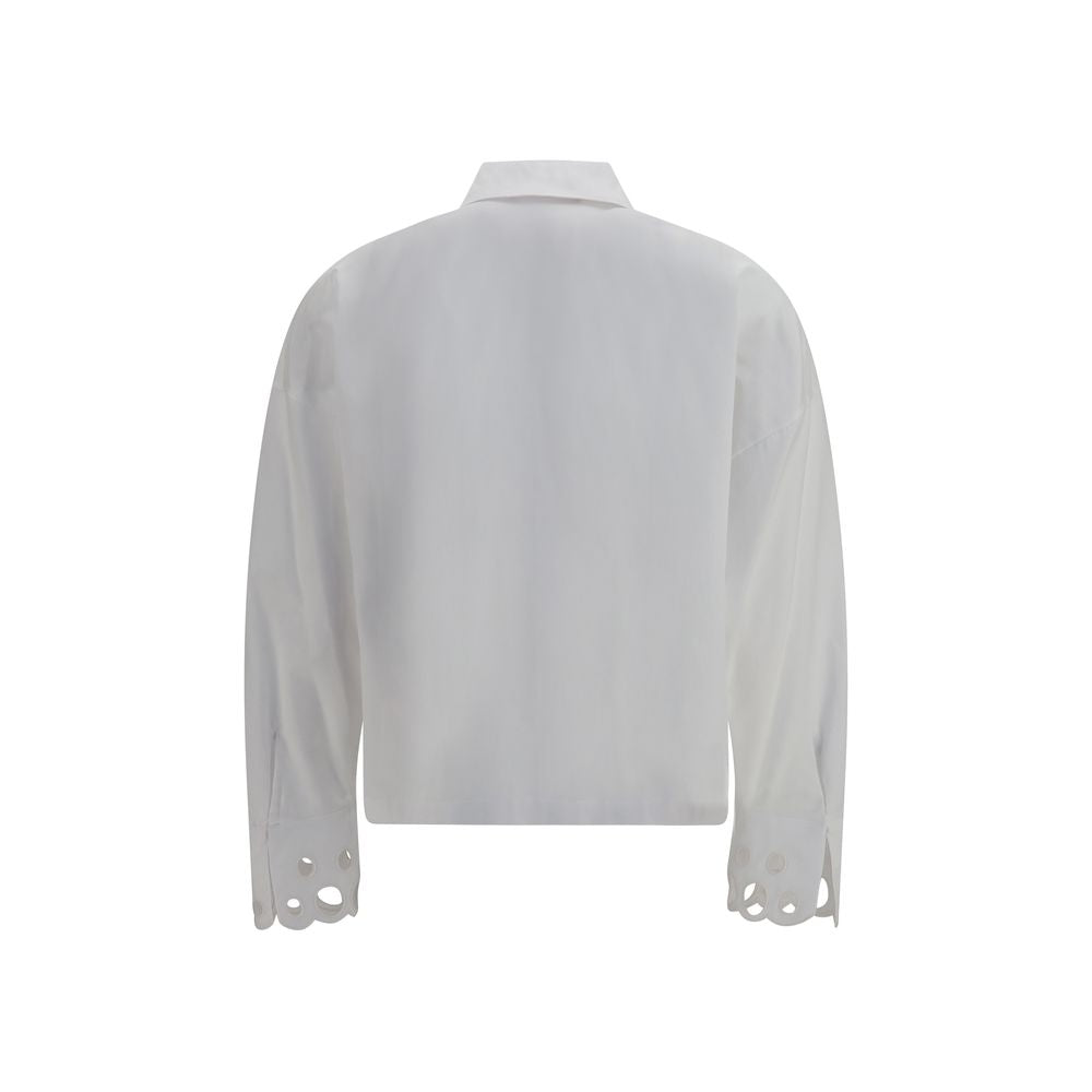 White Cotton Dress Shirt