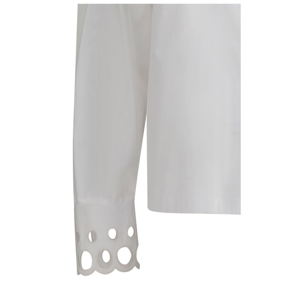White Cotton Dress Shirt