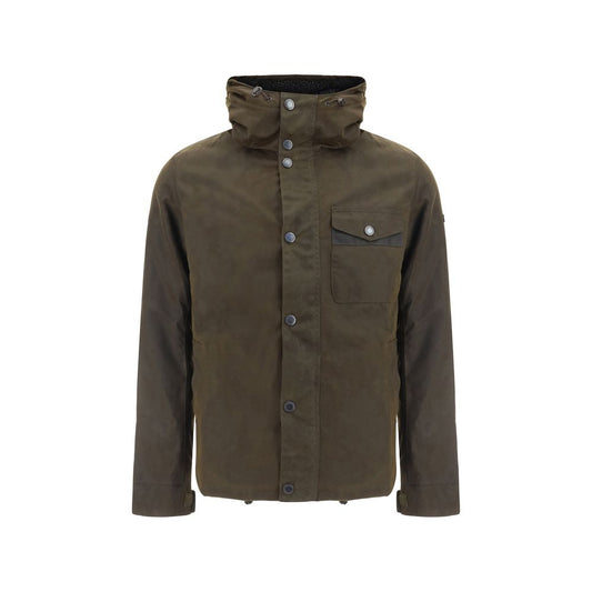 Bicolor Cotton Shell Jacket