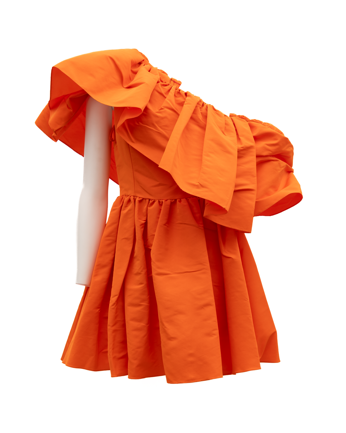 Orange Women Cocktail Dress
