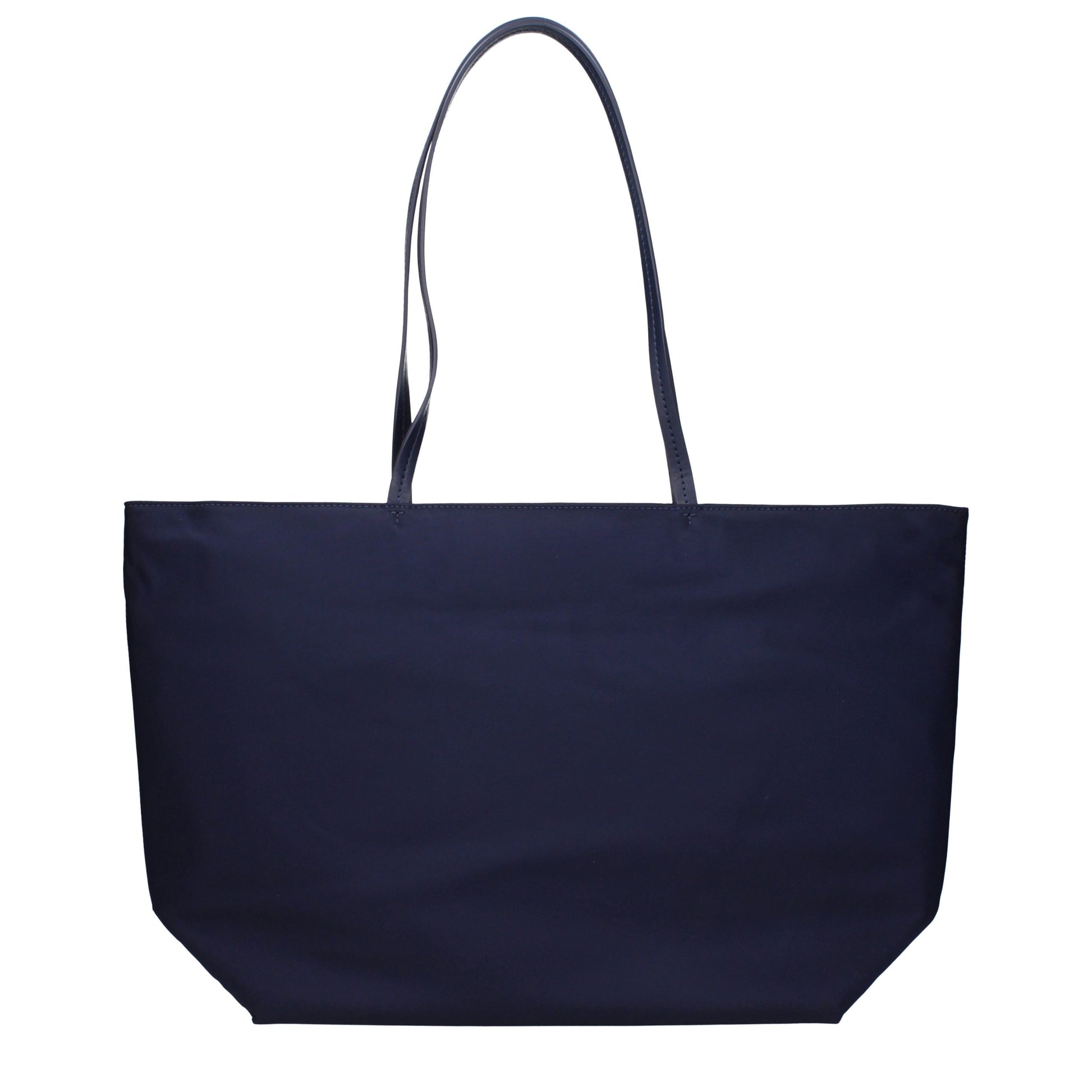 Blue Fabric Shoulder Bag